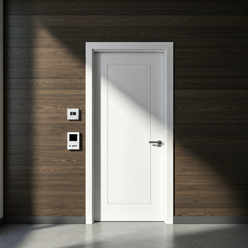 Moose Gate access unit mounted beside a lodge door